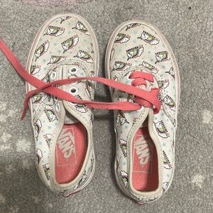 Vans unicorn tennis shoes size 10.5